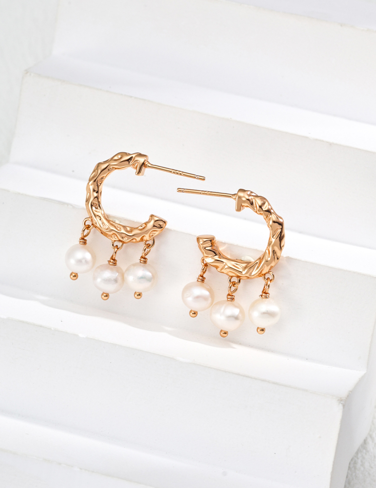S925 Silver Natural Earrings