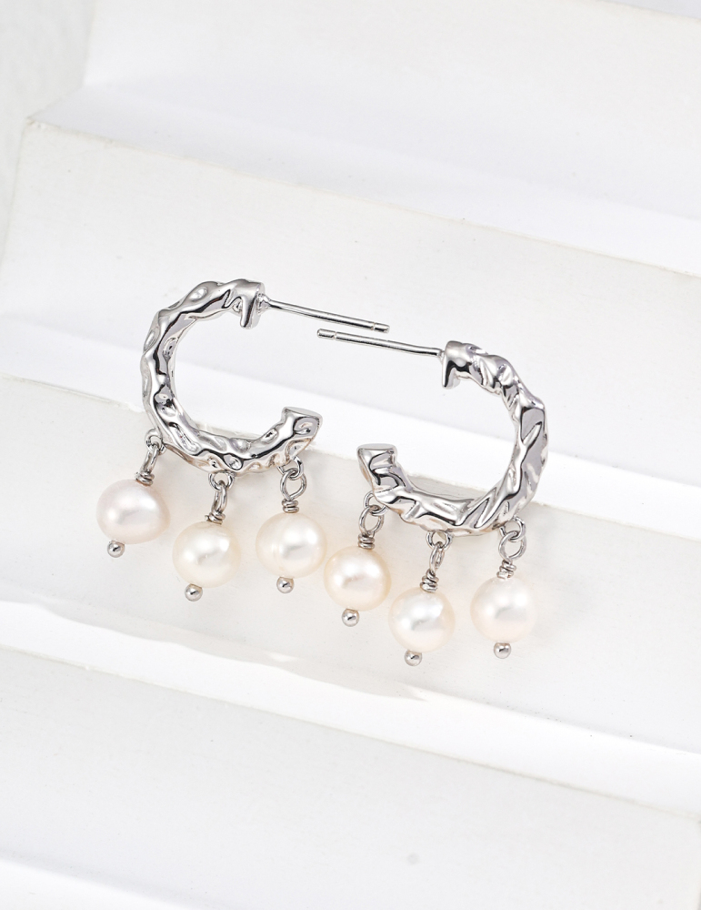 S925 Silver Natural Earrings