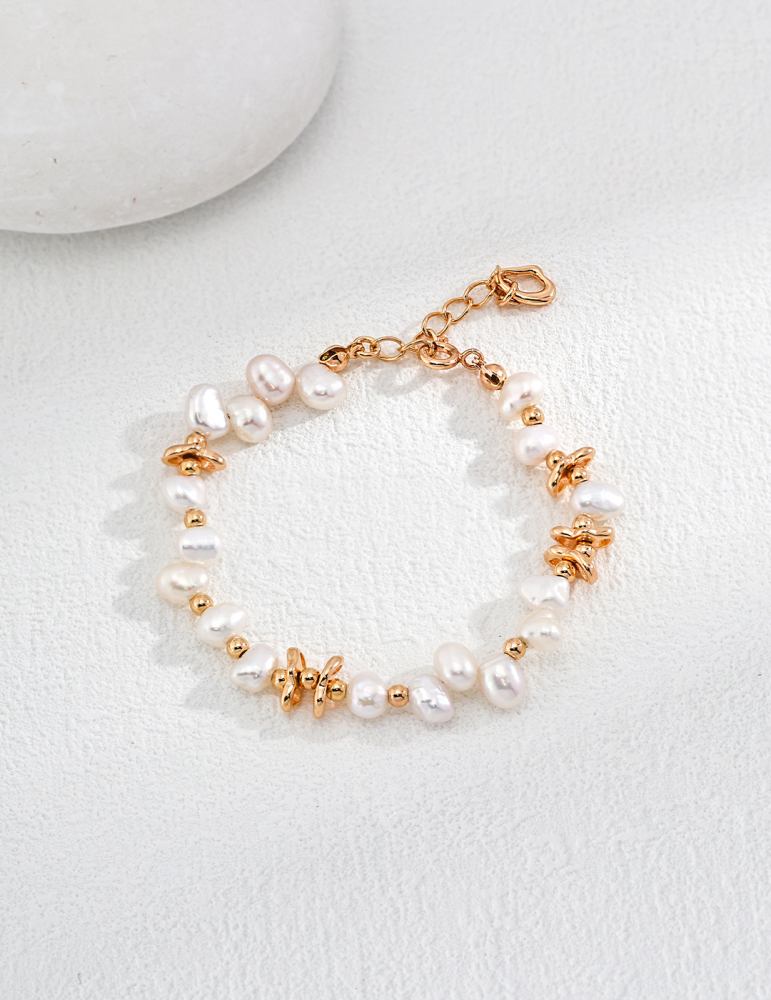 Natural Pearl 925 Sterling Silver Bracelet