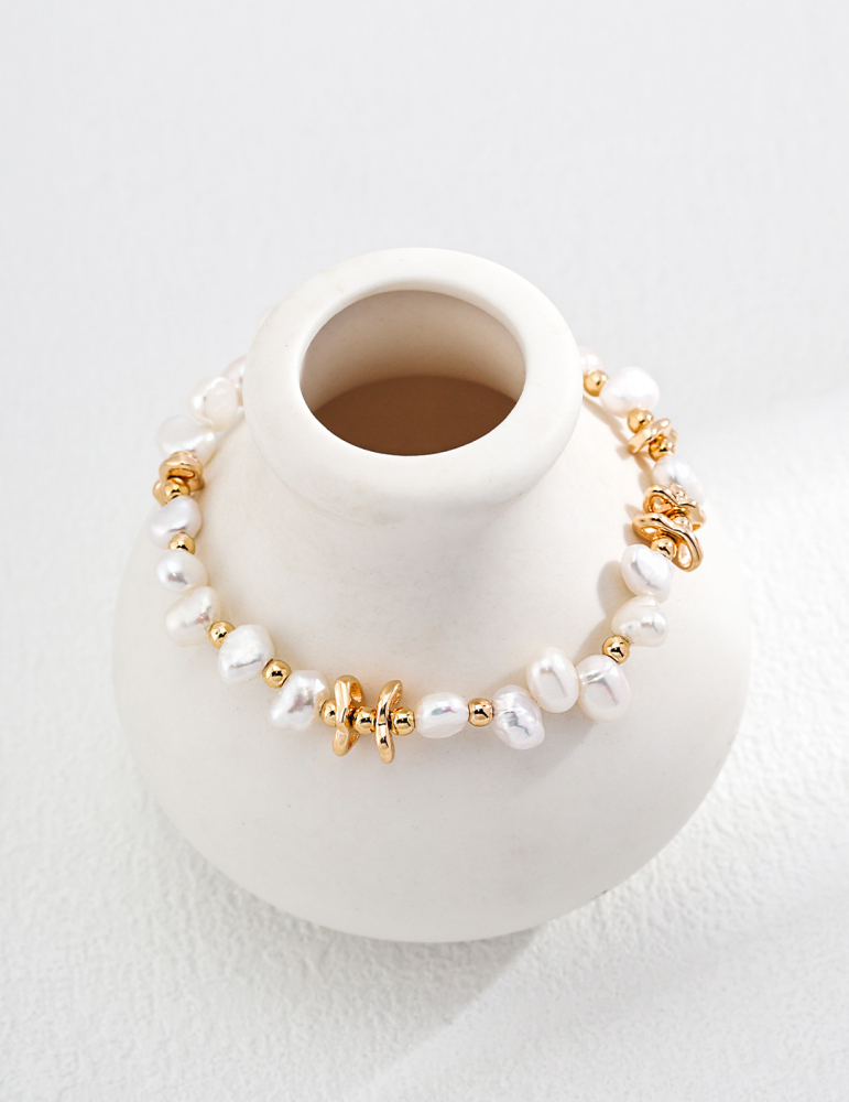 Natural Pearl 925 Sterling Silver Bracelet