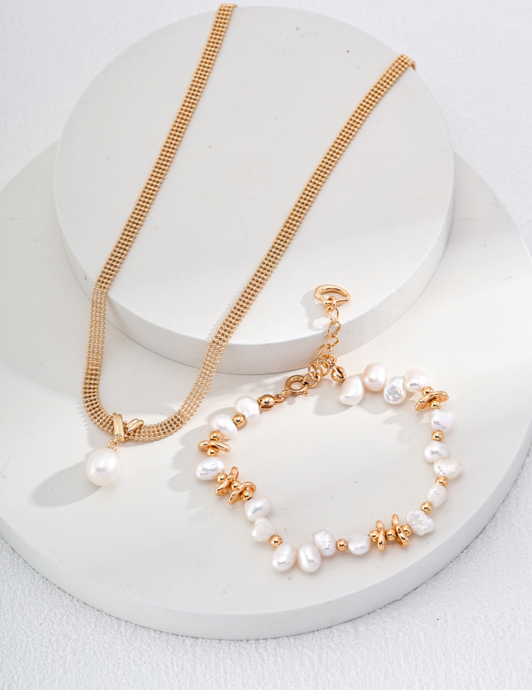 Natural Pearl 925 Sterling Silver Bracelet