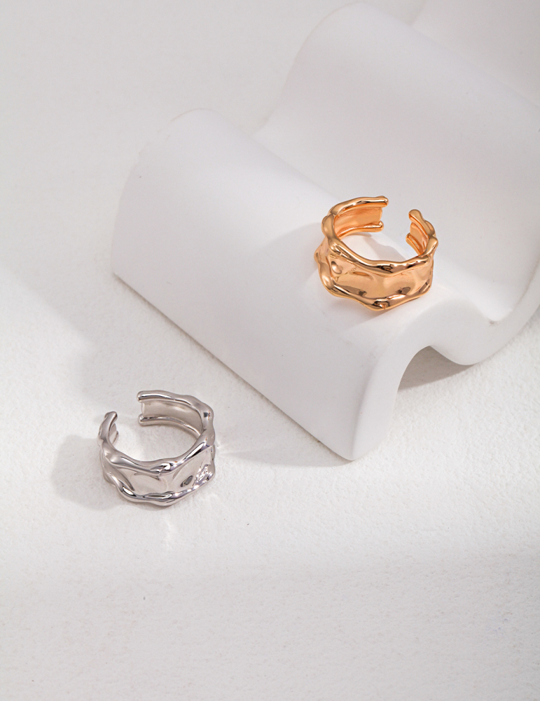 Sterling Silver Wide - faced Ring