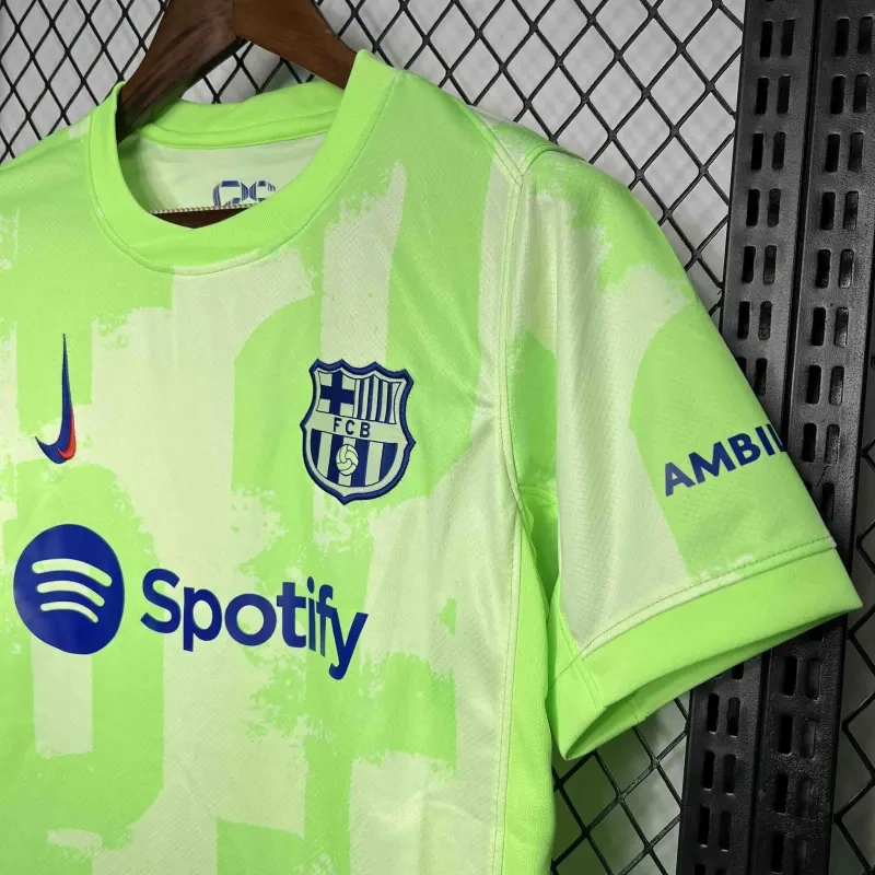 24-25 Barcelona Third Away Soccer Jersey