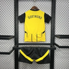 24-25 Borussia Dortmund Home Kids Kit Jersey+Shorts