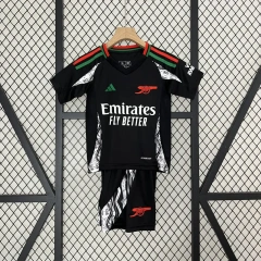 24-25 Arsenal Away Soccer Kids Kit Jersey+Shorts