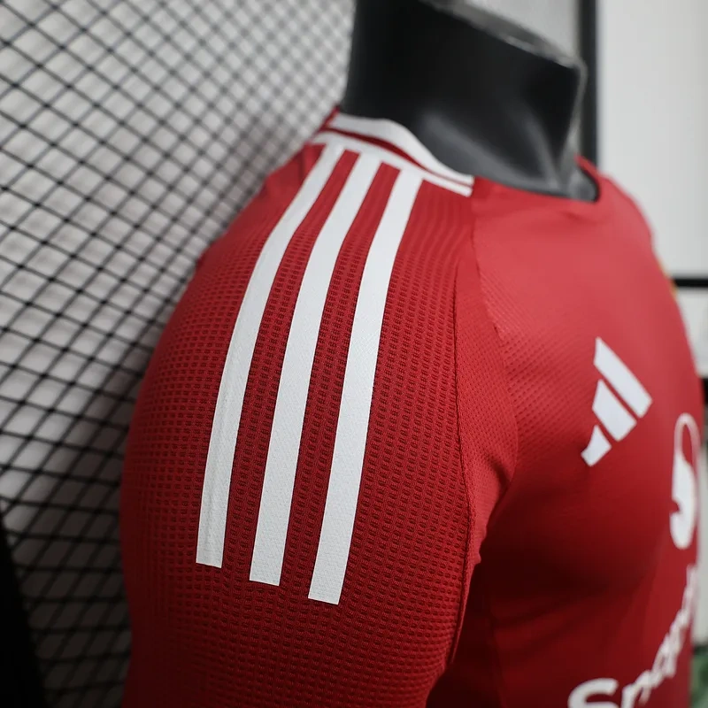 24-25 Manchester United Home Long Sleeve Player Version
