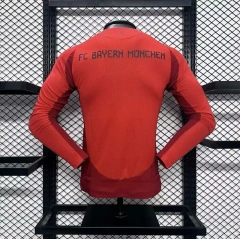 24-25 Bayern Munich Home Player Version Long Sleeve