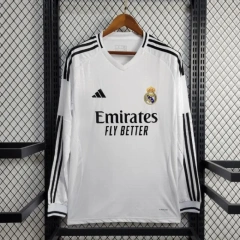 Real Madrid Home Long Sleeve Replica Jersey 2024-25