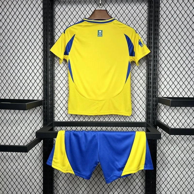 Kids Al Nassr Home Kit Jersey+Shorts 2024-25