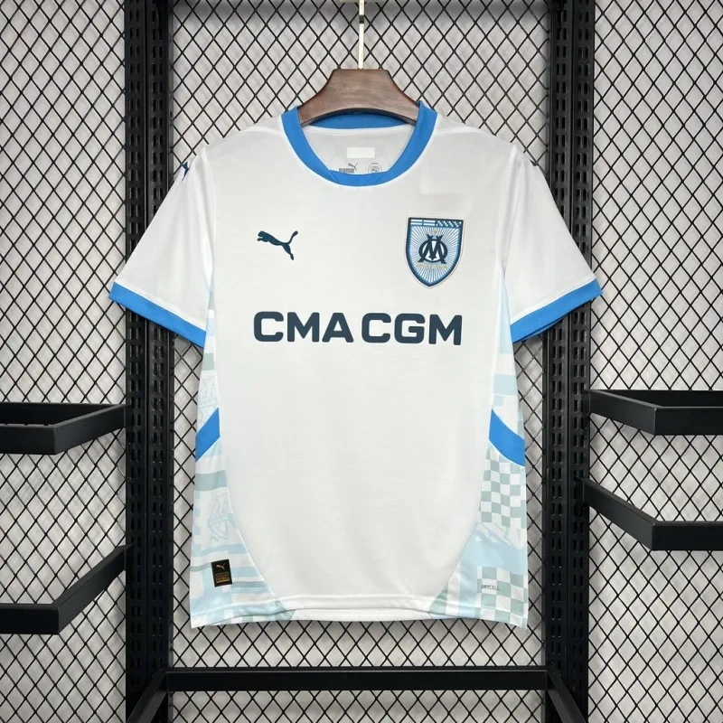 24-25 Marseilles Home Soccer Jersey