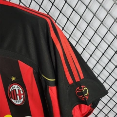 AC Milan Ronaldo #99 Maldini #3 Kakà #22 Retro Jersey Home Replica 2006-07