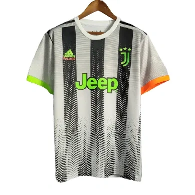 19-20  Retro Juventus X Palace Home Soccer Jerseys Shirt