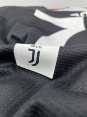 19-20 Cristiano Ronaldo Juventus Home Retro Player Version Soccer Jersey with UCL Patch - Long Sleeve