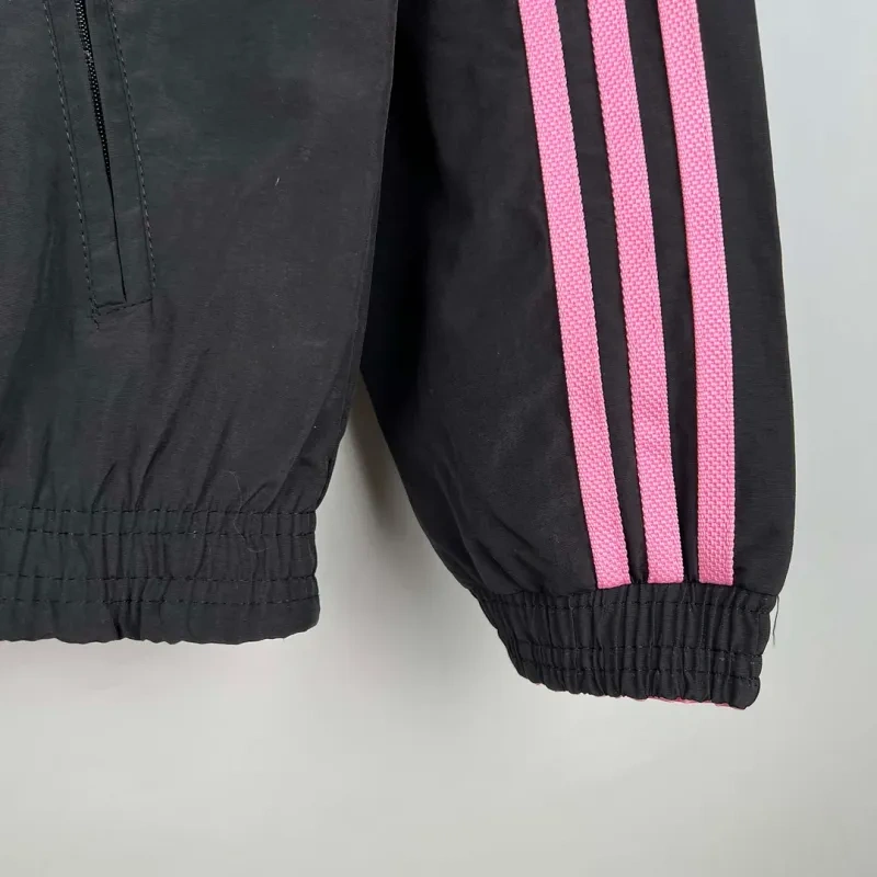 2023-2024 Inter Miami Reversible Windbreaker（black-pink）Soccer Jersey 1:1 Thai Quality