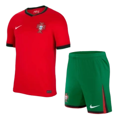 2024  Portugal Nation   Home Kit(Jersey+Shorts) Euro