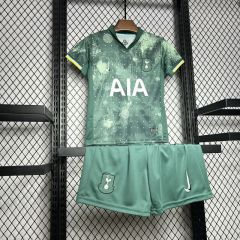 24-25 Tottenham Hotspur Third Kid Kits Youth Apparels Football Jersey
