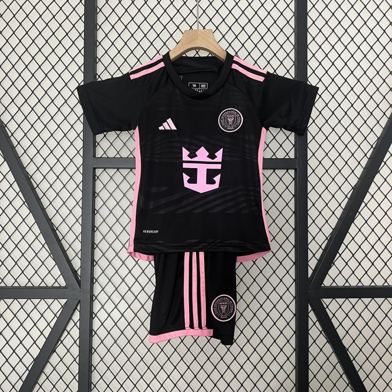 24-25 Inter Miami Away Kids Kits Children Sets Football Jersey
