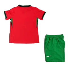 2024 Kids Portugal Nation Home Whole Kit Jersey+Shorts+Socks Euro