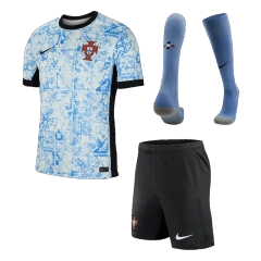 2024 Portugal Nation  Away Whole Kit(Jersey+Shorts+Socks) Euro