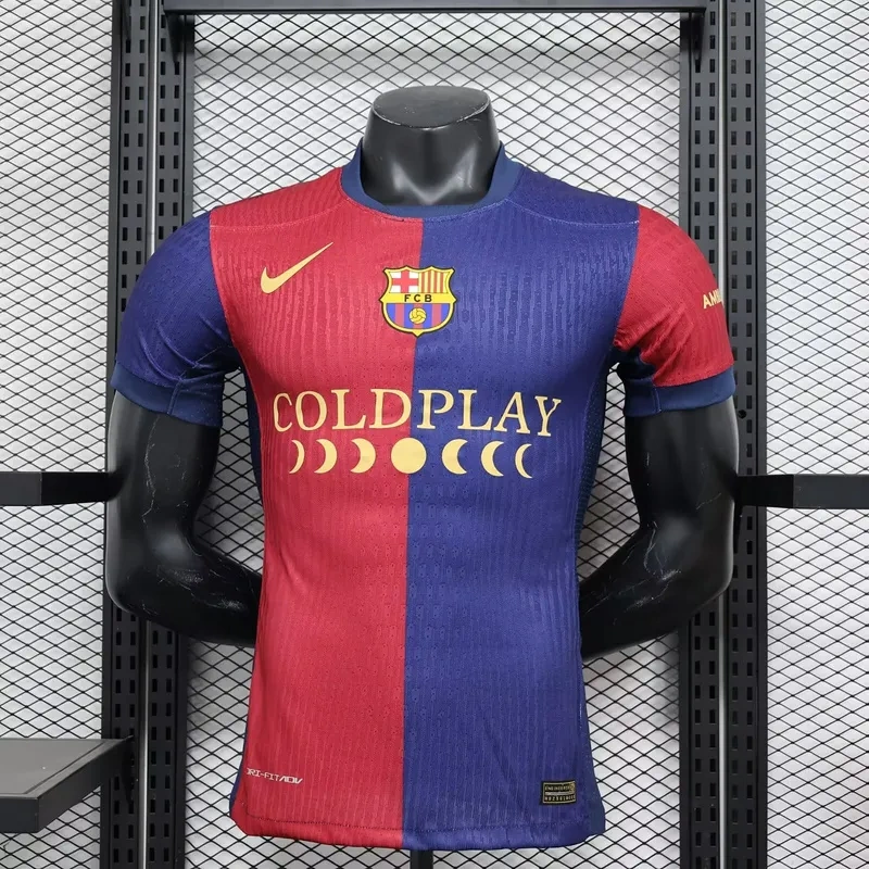 24-25 Barcelona Home COLDPLAY Edition Shirt Jersey