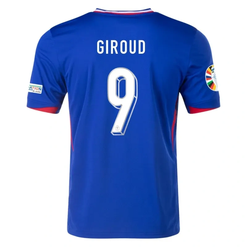2024 Euro Nation France Home Jersey MBAPPE #10 GIROUD #9 GRIEZMANN #7 Soccer Apparel