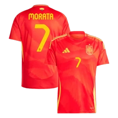 2024 Euro Spain Nation Home Jersey LAMINE YAMAL #19 RODRIGO #16 MORATA #7