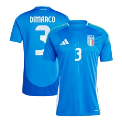 2024 EURO Nation Italy Home Jersey CHIESA #14 BARELLA #18 DIMARCO #3