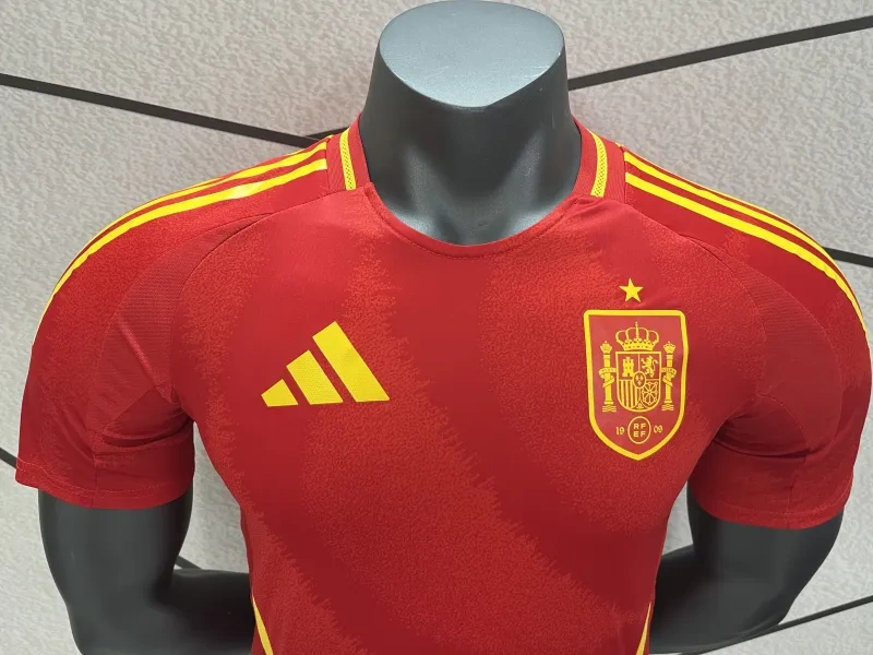 2024  Spain Nation Home Jersey Player Version EURO