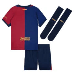 2024-25 Kids Barcelona Home Full Kit(Jersey+Shorts+Socks) - Spotify Logo Without Text