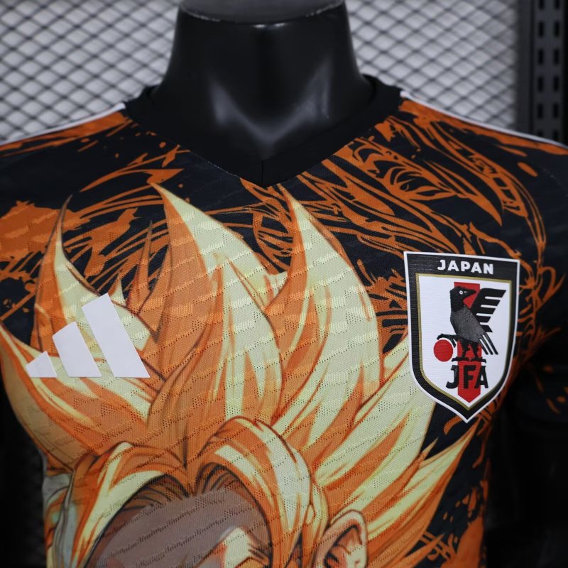 2024 Japan National Dragon Ball Super Saiyan Player Edition Football Jersey