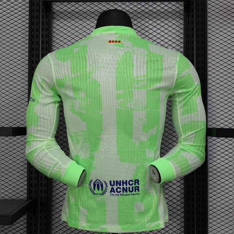 Barcelona 24-25 Third Jersey Without Spofity Text Player Version Long sleeve