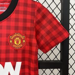Manchester United 12-13 Home Retro Kid Kits Youth Apparels Jersey