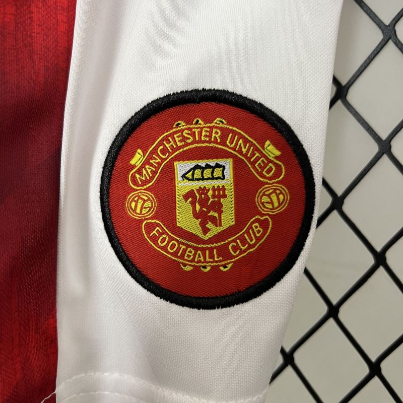 Manchester United 96-97 Home Retro Kid Kits Youth Apparels Jersey