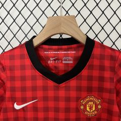 Manchester United 12-13 Home Retro Kid Kits Youth Apparels Jersey