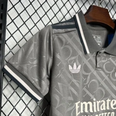 Real Madrid 24-25 Third Away Grey Kids Kits Jersey+Shorts