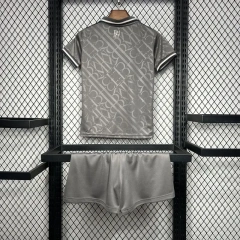 Real Madrid 24-25 Third Away Grey Kids Kits Jersey+Shorts