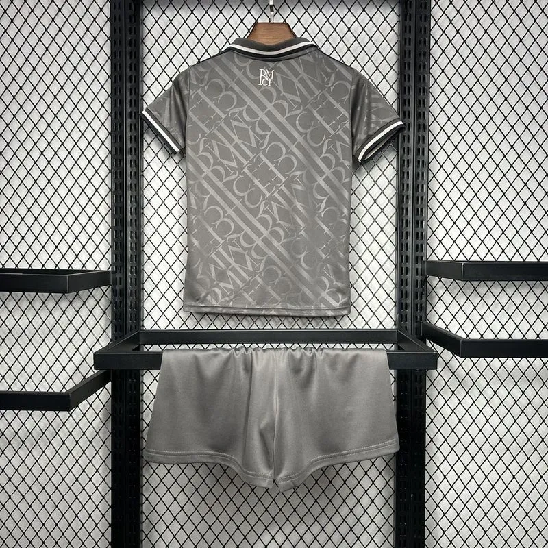 Real Madrid 24-25 Third Away Grey Kids Kits Jersey+Shorts