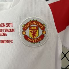 Manchester United 10-11 Away Champions League Retro Kids Kits Youth Apparels Jersey