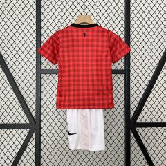 Manchester United 12-13 Home Retro Kid Kits Youth Apparels Jersey
