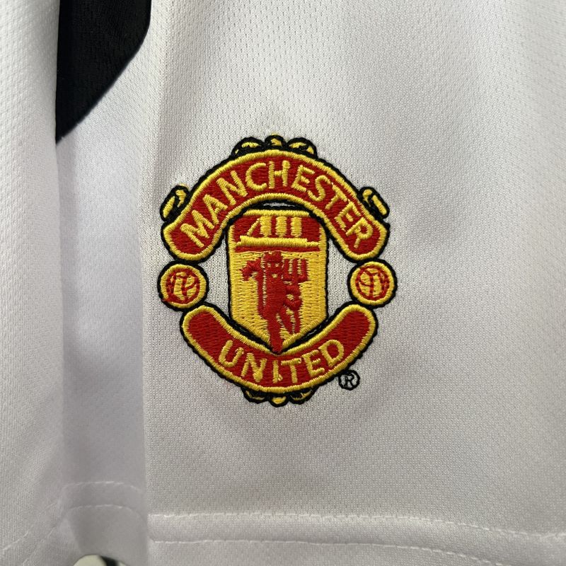 Manchester United 02-04 Home Retro Kid Kits Youth Apparels Jersey