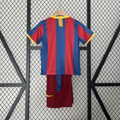 Barcelona 10-11 Home Retro Kids Kit Football Jersey
