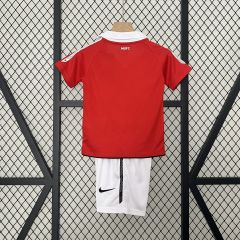 Manchester United 10-11 Home Retro Kid Kits Youth Apparels Jersey