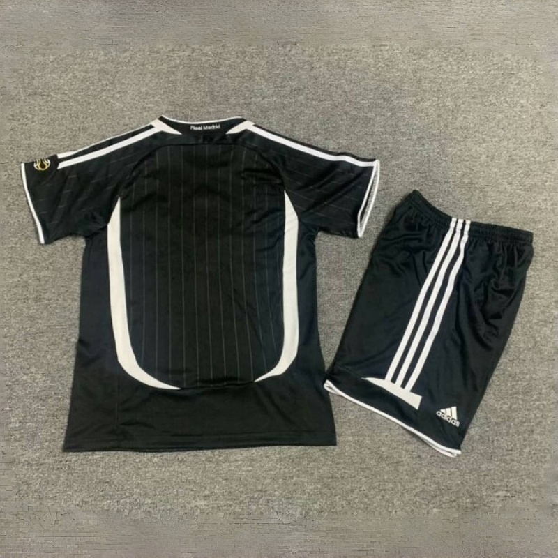 Real Madrid 06-07 Away Retro Kid Kits Vintage Youth Apparels Jersey