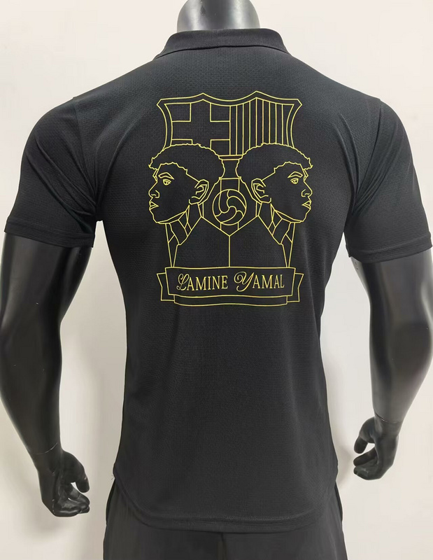 Barcelona Lamin Yamal commemorative black 304 POLO Shirt 24-25