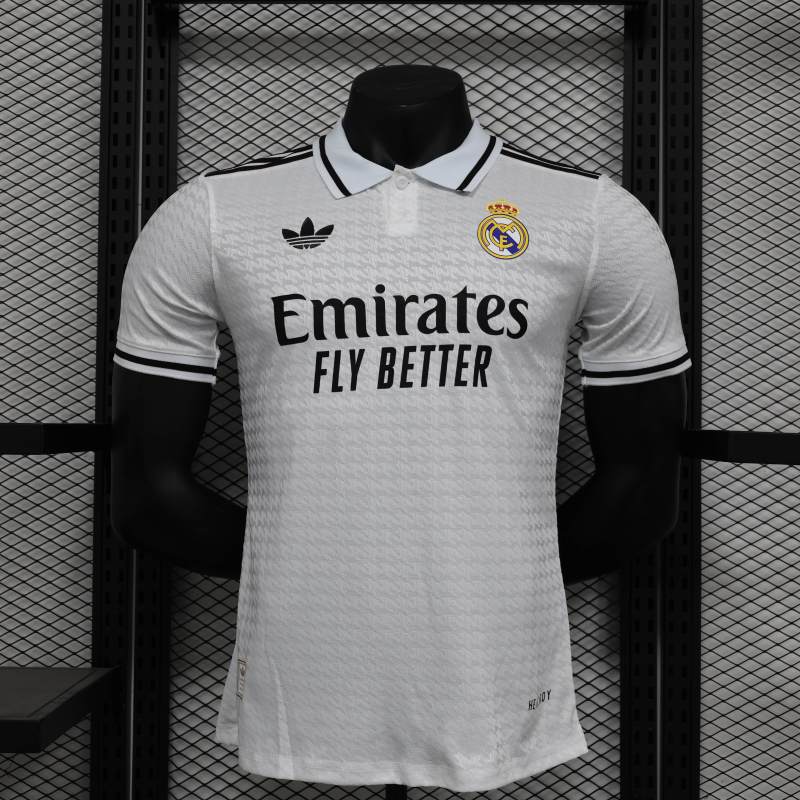 Real Madrid 24-25 Home Player Edition White POLO Shirt