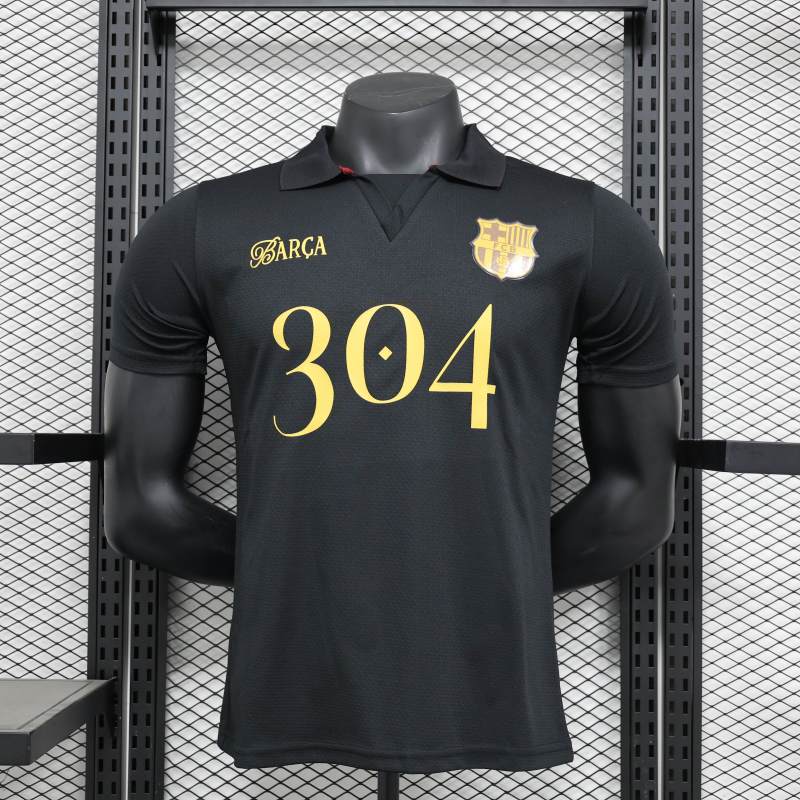 Barcelona Lamin Yamal commemorative black 304 POLO Shirt 24-25