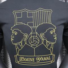 Barcelona Lamin Yamal commemorative black 304 POLO Shirt 24-25