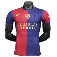 24-25 Barcelona Home COLDPLAY Player Edition Shirt Football Jersey