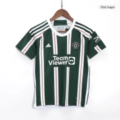 Kids Manchester United 2023/24 Away Jersey Kit