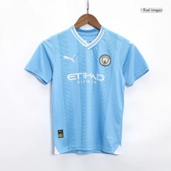 Kids Manchester City 2023/24 Home Jersey Kit